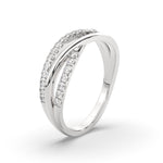 Load image into Gallery viewer, criss-cross-round-diamond-half-eternity-band-in-white-gold-FD11423B-NL-WG
