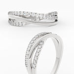 Load image into Gallery viewer, criss-cross-round-diamond-half-eternity-band-in-white-gold-FD11423B-NL-WG
