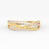 Load image into Gallery viewer, criss-cross-round-diamond-half-eternity-band-in-yellow-gold-FD11423B-NL-YG