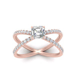 Load image into Gallery viewer, cross-band-asscher-cut-engagment-ring-rose-gold-FD9890ASRANGLE5-NL-RG.jpg?v=1760525697
