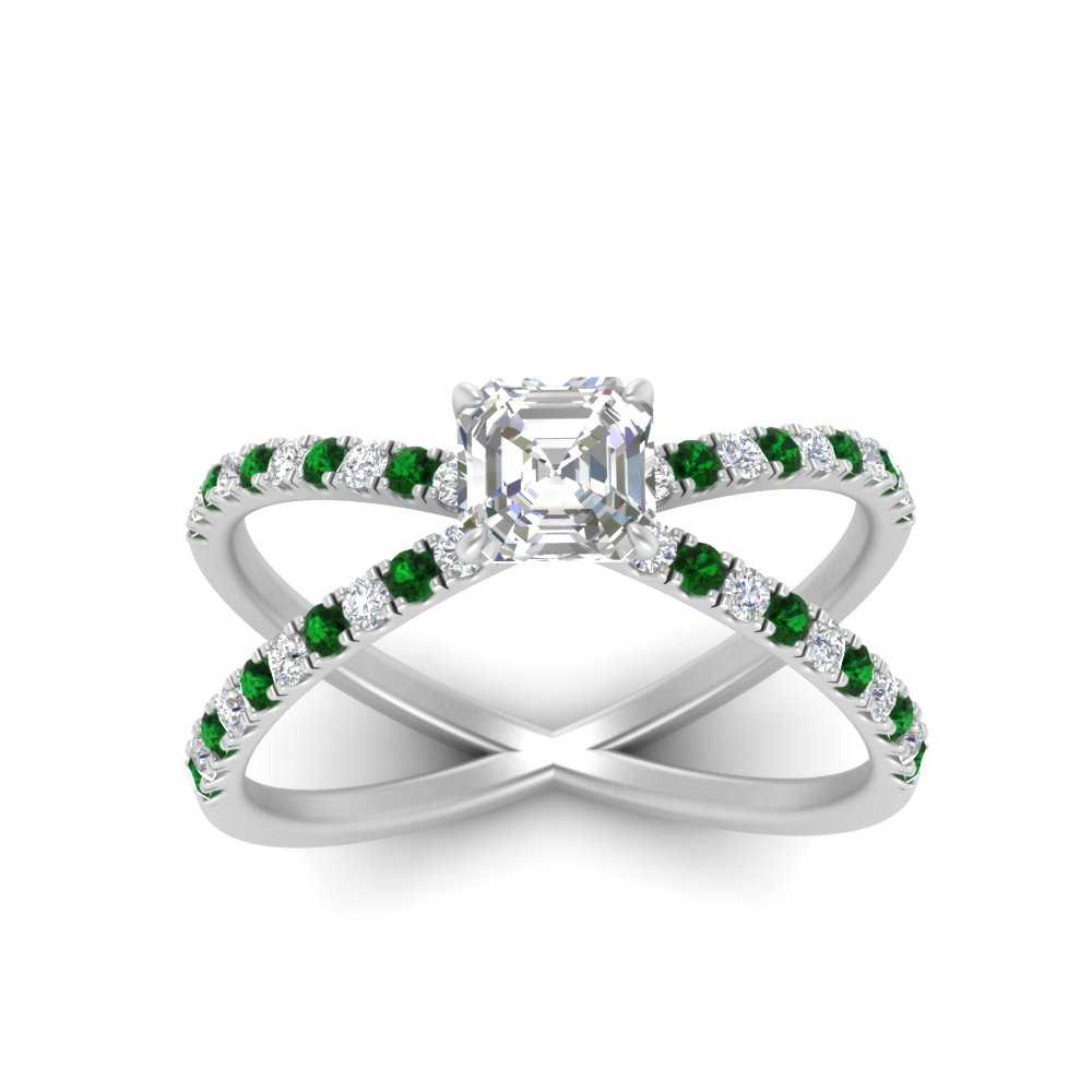 cross-band-asscher-cut-engagment-ring-with-emerald-white-gold-FD9890ASRGEMGRANGLE5-NL-WG.jpg?v=1760525697