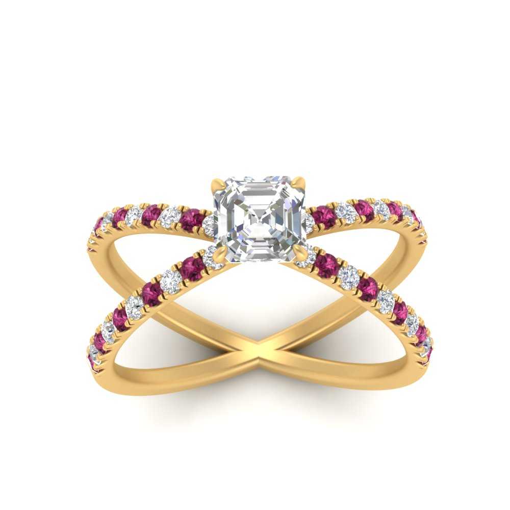 cross-band-asscher-cut-engagment-ring-with-pink-sapphire-yellow-gold-FD9890ASRGSADRPIANGLE5-NL-YG.jpg?v=1760525697