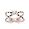 Load image into Gallery viewer, cross-band-cushion-cut-engagment-ring-with-black-diamond-rose-gold-FD9890CURGBLACKANGLE5-NL-RG_628058ea-2a30-465e-b566-8058e82a4495.jpg?v=1760525870