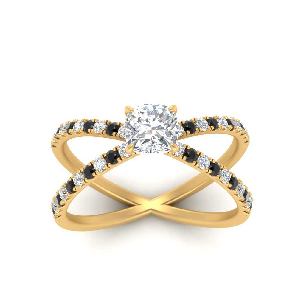 cross-band-cushion-cut-engagment-ring-with-black-diamond-yellow-gold-FD9890CURGBLACKANGLE5-NL-YG.jpg?v=1760525716