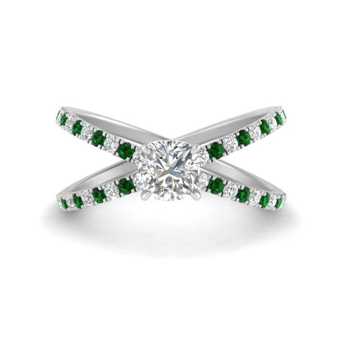 cross-band-cushion-cut-engagment-ring-with-emerald-white-gold-FD9890CURGEMGR-NL-WG.jpg?v=1760525715