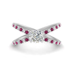 Load image into Gallery viewer, cross-band-cushion-cut-engagment-ring-with-pink-sapphire-white-gold-FD9890CURGSADRPI-NL-WG_12696bfc-ff6b-405d-a013-95dceadbdedc.jpg?v=1760525946

