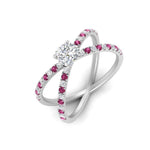 Load image into Gallery viewer, cross-band-cushion-cut-engagment-ring-with-pink-sapphire-white-gold-FD9890CURGSADRPIANGLE2-NL-WG_bb8830a9-1b99-4802-9eb3-5c257f00bf73.jpg?v=1760525946
