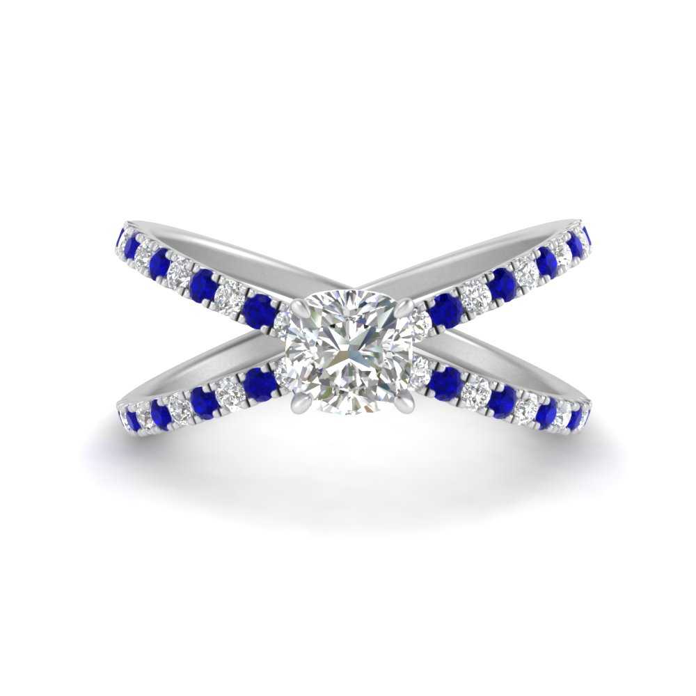 cross-band-cushion-cut-engagment-ring-with-sapphire-white-gold-FD9890CURGSABL-NL-WG.jpg?v=1760525716