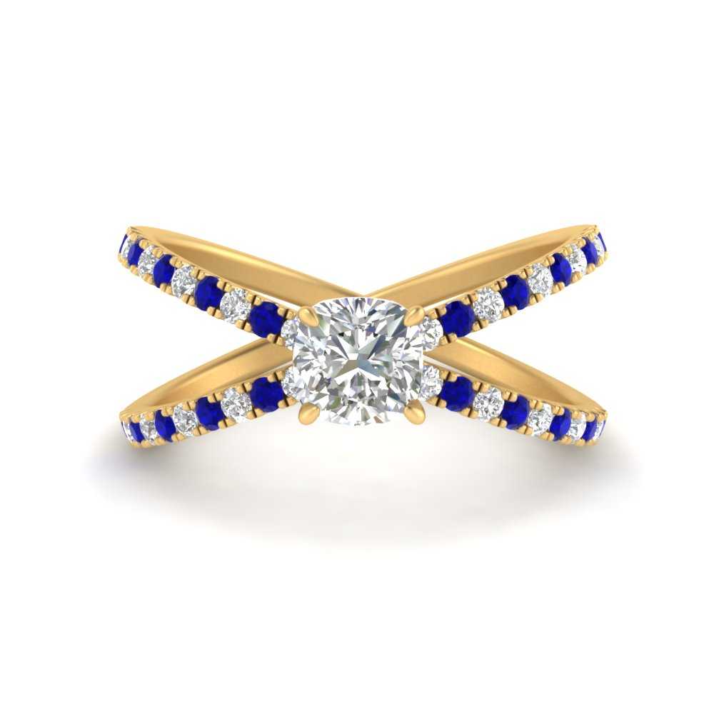 cross-band-cushion-cut-engagment-ring-with-sapphire-yellow-gold-FD9890CURGSABL-NL-YG.jpg?v=1760525715