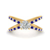 Load image into Gallery viewer, cross-band-cushion-cut-engagment-ring-with-sapphire-yellow-gold-FD9890CURGSABL-NL-YG_1170308a-e08d-4548-837c-9d36730c2166.jpg?v=1760525870