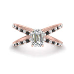 Load image into Gallery viewer, cross-band-emerald-cut-engagment-ring-with-black-diamond-rose-gold-FD9890EMRGBLACK-NL-RG_dd8078da-6404-446c-a0cf-257b66f171a4.jpg?v=1760525879
