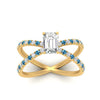 Load image into Gallery viewer, cross-band-emerald-cut-engagment-ring-with-blue-topaz-yellow-gold-FD9890EMRGICBLTOANGLE5-NL-YG_ab04e368-5225-4c2f-bb80-aa4010f60e10.jpg?v=1760525879