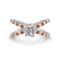 Thumbnail 31 - cross-band-emerald-cut-engagment-ring-with-orange-sapphire-white-gold-FD9890EMRGSAOR-NL-WG.jpg?v=1760525731