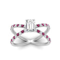 Thumbnail 23 - cross-band-emerald-cut-engagment-ring-with-pink-sapphire-white-gold-FD9890EMRGSADRPIANGLE5-NL-WG.jpg?v=1760525731