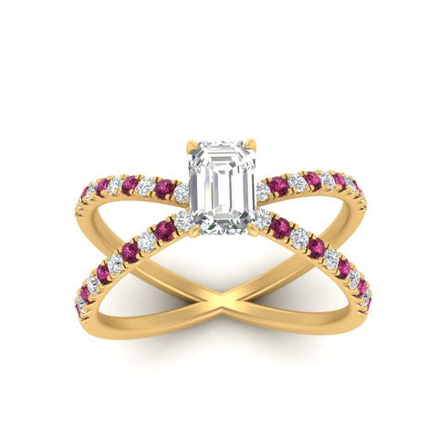 cross-band-emerald-cut-engagment-ring-with-pink-sapphire-yellow-gold-FD9890EMRGSADRPIANGLE5-NL-YG.jpg?v=1760525731