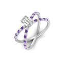 Thumbnail 78 - cross-band-emerald-cut-engagment-ring-with-purple-topaz-white-gold-FD9890EMRGVITOANGLE2-NL-WG.jpg?v=1760525731