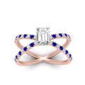 Thumbnail 17 - cross-band-emerald-cut-engagment-ring-with-sapphire-rose-gold-FD9890EMRGSABLANGLE5-NL-RG.jpg?v=1760525731