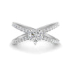Load image into Gallery viewer, cross-band-heart-shaped-engagment-ring-white-gold-FD9890HTR-NL-WG.jpg?v=1760525746