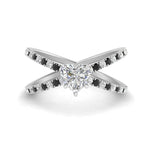 Load image into Gallery viewer, cross-band-heart-shaped-engagment-ring-with-black-diamond-white-gold-FD9890HTRGBLACK-NL-WG_cb4742b6-fa0b-4232-a1ac-65fb86747f43.jpg?v=1760525890
