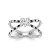 Load image into Gallery viewer, cross-band-heart-shaped-engagment-ring-with-black-diamond-white-gold-FD9890HTRGBLACKANGLE5-NL-WG.jpg?v=1760525747