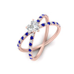 Load image into Gallery viewer, cross-band-heart-shaped-engagment-ring-with-sapphire-rose-gold-FD9890HTRGSABLANGLE2-NL-RG_75c1bc5a-8793-4cdd-8a4b-0da9527c1309.jpg?v=1760525889

