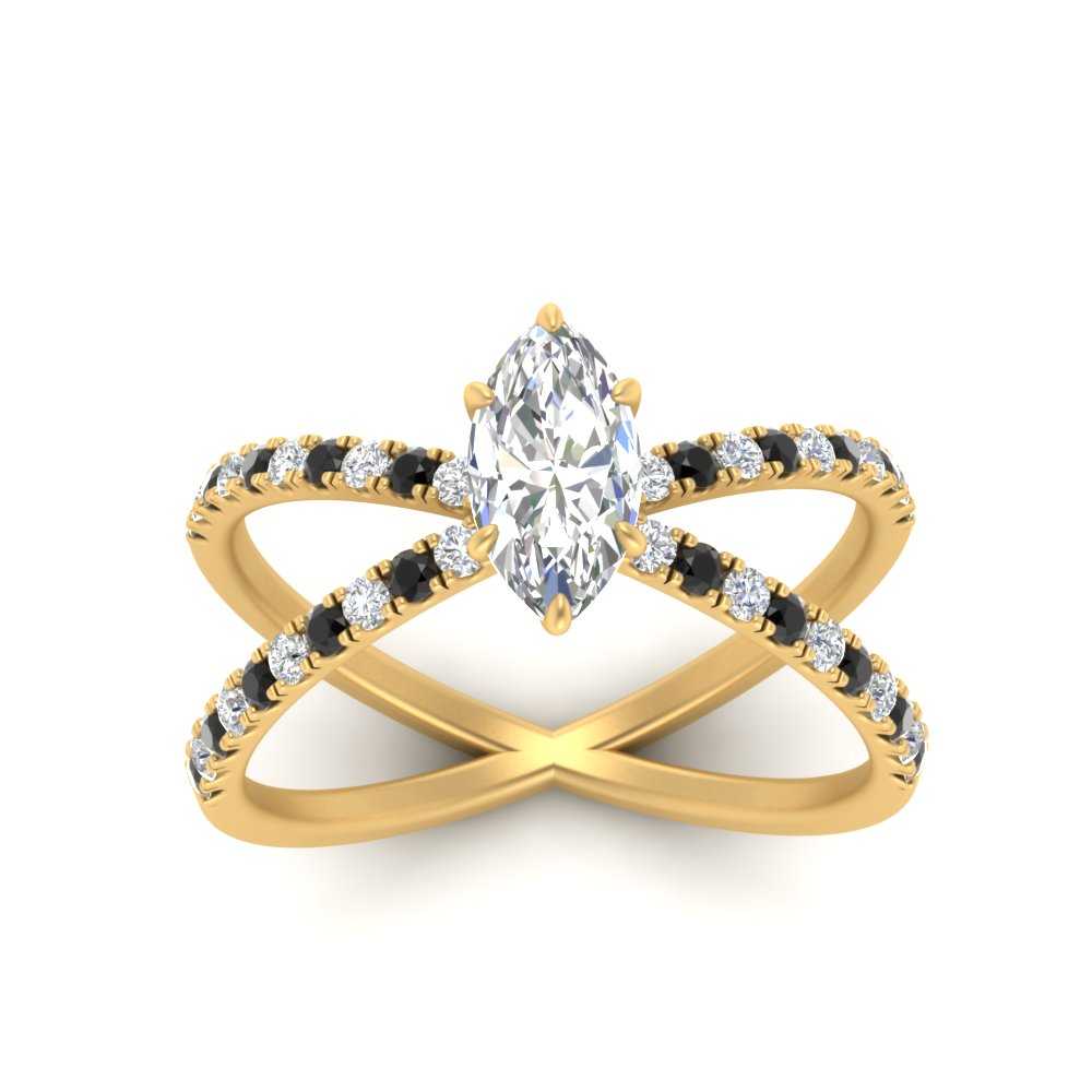 cross-band-marquise-cut-engagment-ring-with-black-diamond-yellow-gold-FD9890MQRGBLACKANGLE5-NL-YG.jpg?v=1760525763