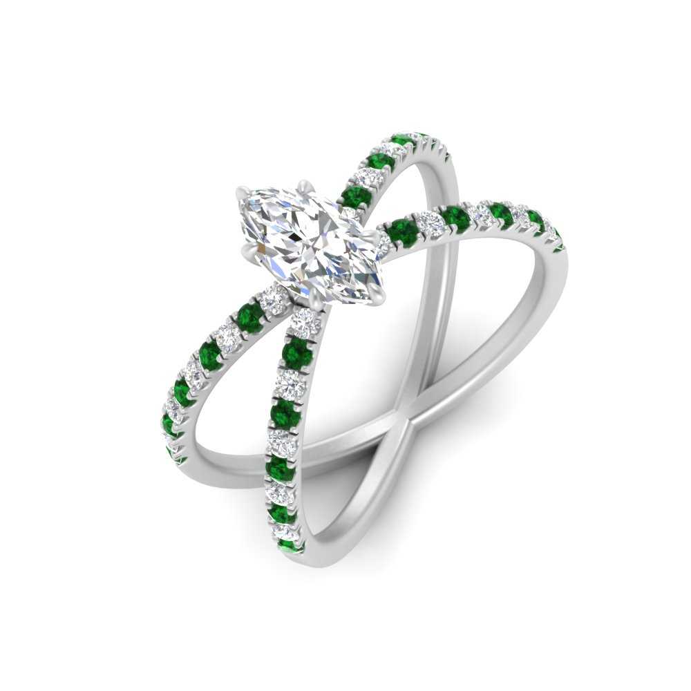 cross-band-marquise-cut-engagment-ring-with-emerald-white-gold-FD9890MQRGEMGRANGLE2-NL-WG.jpg?v=1760525763