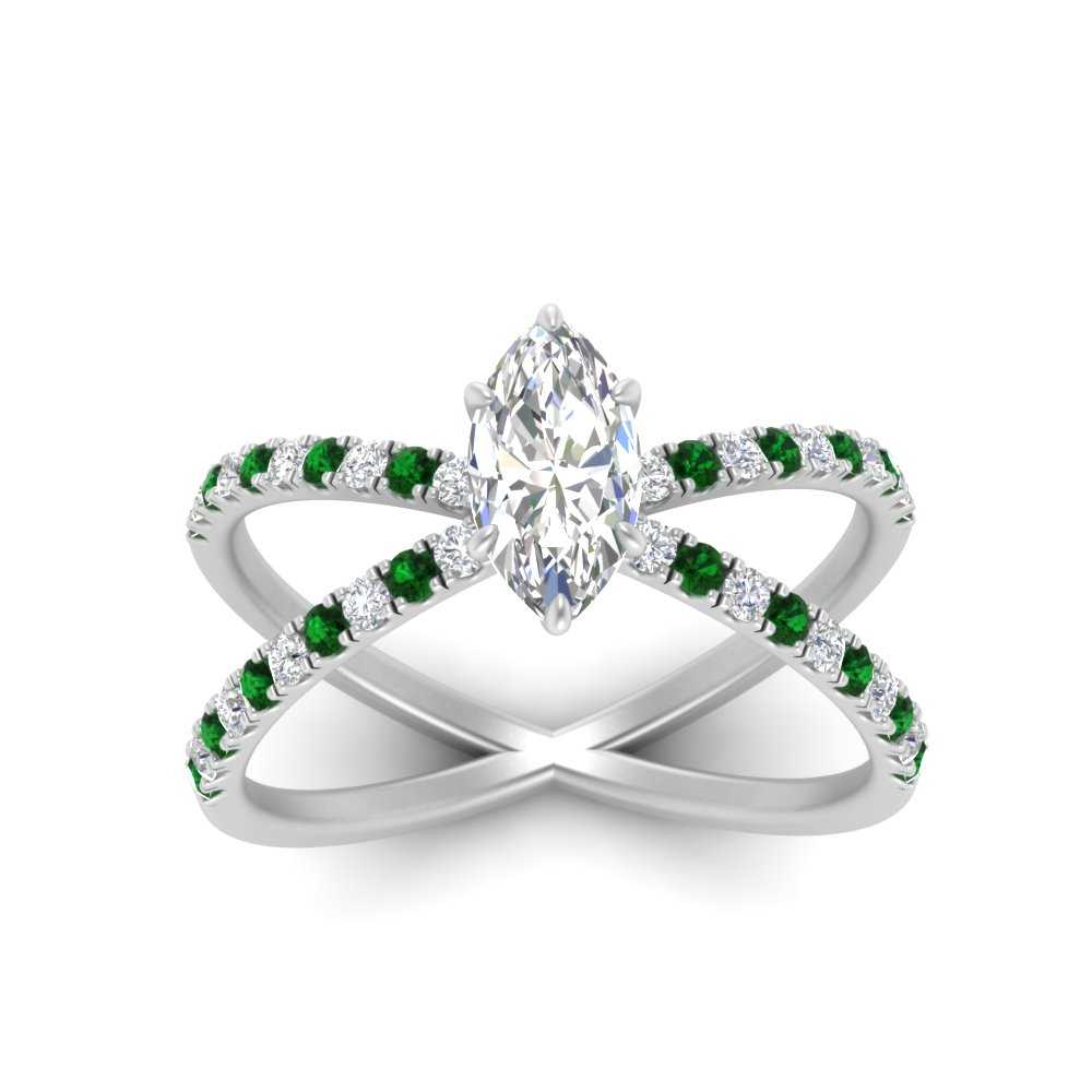 cross-band-marquise-cut-engagment-ring-with-emerald-white-gold-FD9890MQRGEMGRANGLE5-NL-WG.jpg?v=1760525763