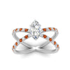 Load image into Gallery viewer, cross-band-marquise-cut-engagment-ring-with-orange-sapphire-white-gold-FD9890MQRGSAORANGLE5-NL-WG_7f339620-8057-426d-bbfa-78efe4125fd4.jpg?v=1760525899