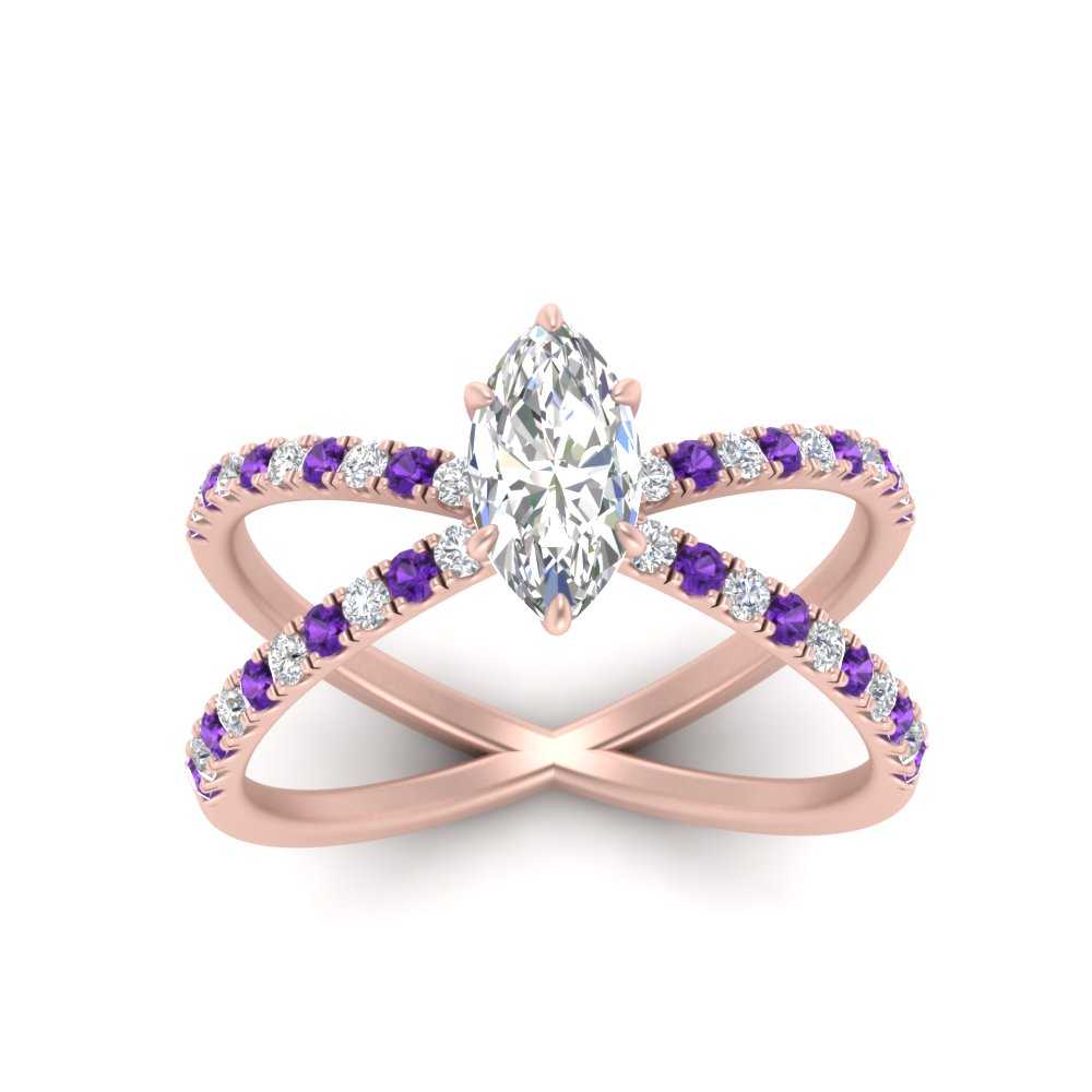 cross-band-marquise-cut-engagment-ring-with-purple-topaz-rose-gold-FD9890MQRGVITOANGLE5-NL-RG.jpg?v=1760525763