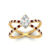 Load image into Gallery viewer, cross-band-marquise-cut-engagment-ring-with-ruby-yellow-gold-FD9890MQRGRUDRANGLE5-NL-YG_8b84fa0d-d5dc-404b-9c77-6a169a77836a.jpg?v=1760525899