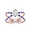 Load image into Gallery viewer, cross-band-marquise-cut-engagment-ring-with-sapphire-rose-gold-FD9890MQRGSABLANGLE5-NL-RG_022f3f8b-2f32-4e6c-8d62-2e31894a78d0.jpg?v=1760525898
