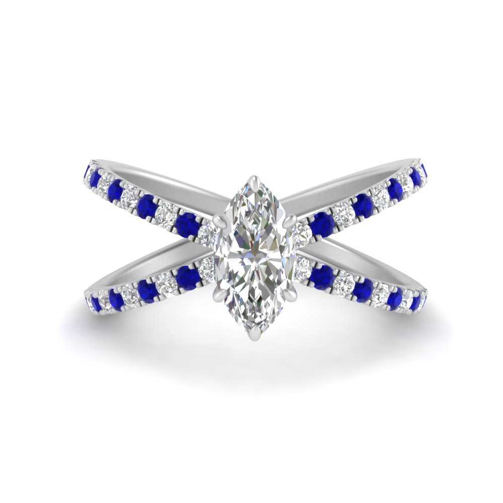 cross-band-marquise-cut-engagment-ring-with-sapphire-white-gold-FD9890MQRGSABL-NL-WG.jpg?v=1760525763
