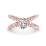Load image into Gallery viewer, cross-band-oval-shaped-engagment-ring-rose-gold-FD9890OVR-NL-RG.jpg?v=1760525778