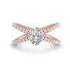 Load image into Gallery viewer, cross-band-oval-shaped-engagment-ring-rose-gold-FD9890OVR-NL-RG_625437fe-9eb3-4df1-930d-87c13cc3f8b2.jpg?v=1760525908