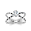 Load image into Gallery viewer, cross-band-oval-shaped-engagment-ring-with-black-diamond-white-gold-FD9890OVRGBLACKANGLE5-NL-WG_ad259191-8b9a-4d79-bd44-e6f2c373e291.jpg?v=1760525909