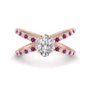 Load image into Gallery viewer, cross-band-oval-shaped-engagment-ring-with-pink-sapphire-rose-gold-FD9890OVRGSADRPI-NL-RG_42c6585f-53d4-47dd-9dd8-9906a039face.jpg?v=1760525908