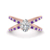 Load image into Gallery viewer, cross-band-oval-shaped-engagment-ring-with-purple-topaz-rose-gold-FD9890OVRGVITO-NL-RG_11398d4f-b05f-477c-aef4-bf7bb47ecc18.jpg?v=1760525909
