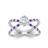 Load image into Gallery viewer, cross-band-oval-shaped-engagment-ring-with-purple-topaz-white-gold-FD9890OVRGVITOANGLE5-NL-WG_31b58324-b26a-4067-946d-7c390cf5ee33.jpg?v=1760525909