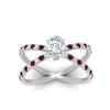 Load image into Gallery viewer, cross-band-oval-shaped-engagment-ring-with-ruby-white-gold-FD9890OVRGRUDRANGLE5-NL-WG_36c5ec50-1b7a-491e-b76f-4249d944bcb5.jpg?v=1760525909