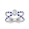 Load image into Gallery viewer, cross-band-oval-shaped-engagment-ring-with-sapphire-white-gold-FD9890OVRGSABLANGLE5-NL-WG_0f7bded0-cc51-4cd2-9424-f4c9cfc8f63a.jpg?v=1760525908