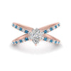 Load image into Gallery viewer, cross-band-pear-shaped-engagment-ring-with-blue-topaz-rose-gold-FD9890PERGICBLTO-NL-RG_6a448699-10f5-4420-9695-90352900aeac.jpg?v=1760525917
