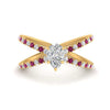 Load image into Gallery viewer, cross-band-pear-shaped-engagment-ring-with-pink-sapphire-yellow-gold-FD9890PERGSADRPI-NL-YG_de2f8c27-ec55-4b2f-aae6-54d0ff35f6d7.jpg?v=1760525917