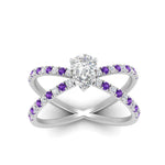 Load image into Gallery viewer, cross-band-pear-shaped-engagment-ring-with-purple-topaz-white-gold-FD9890PERGVITOANGLE5-NL-WG.jpg?v=1760525794