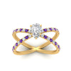 Load image into Gallery viewer, cross-band-pear-shaped-engagment-ring-with-purple-topaz-yellow-gold-FD9890PERGVITOANGLE5-NL-YG_f0243611-f06e-4b87-abc3-806c2ec6abf0.jpg?v=1760525917
