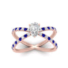 Load image into Gallery viewer, cross-band-pear-shaped-engagment-ring-with-sapphire-rose-gold-FD9890PERGSABLANGLE5-NL-RG_f719d622-8f16-46ee-a49a-3ec11ade0103.jpg?v=1760525917