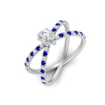 Load image into Gallery viewer, cross-band-pear-shaped-engagment-ring-with-sapphire-white-gold-FD9890PERGSABLANGLE2-NL-WG.jpg?v=1760525794