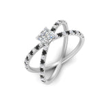 Load image into Gallery viewer, cross-band-princess-cut-engagment-ring-with-black-diamond-white-gold-FD9890PRRGBLACKANGLE2-NL-WG_8bd8df62-02e7-4cd0-b69e-70062efdf2a7.jpg?v=1760525926