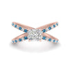 Load image into Gallery viewer, cross-band-princess-cut-engagment-ring-with-blue-topaz-rose-gold-FD9890PRRGICBLTO-NL-RG_88f202b7-c4cc-4030-ad42-576e06263a1f.jpg?v=1760525926