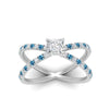 Load image into Gallery viewer, cross-band-princess-cut-engagment-ring-with-blue-topaz-white-gold-FD9890PRRGICBLTOANGLE5-NL-WG_ee596b0c-3d1e-4fa1-b2c7-f59704b66181.jpg?v=1760525926